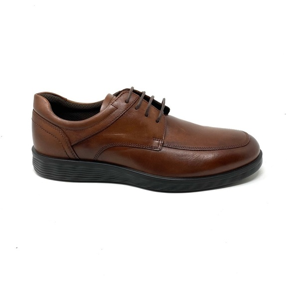 ECCO MEN'S S LITE HYBRID TIE OXFORD SHOE Cognac Leather - Picture 1 of 7